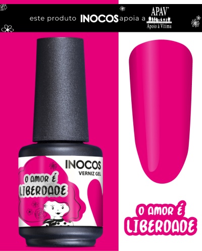 Verniz Gel Inocos - Amor é Liberdade (204)