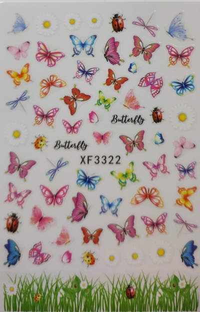 Autocolantes Butterfly XF3322