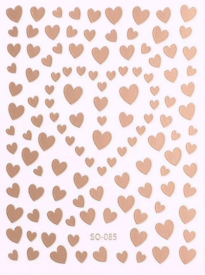 Autocolantes Rose Gold Hearts SO-085