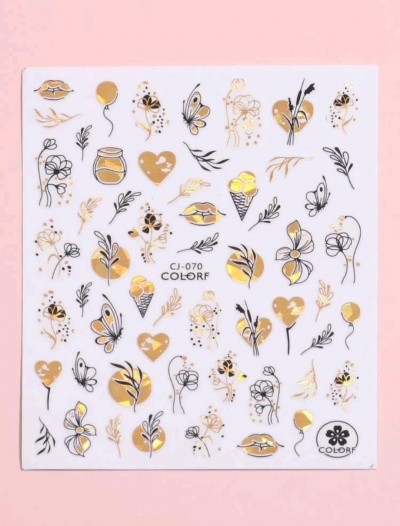 Autocolantes Black&Gold- CJ-070