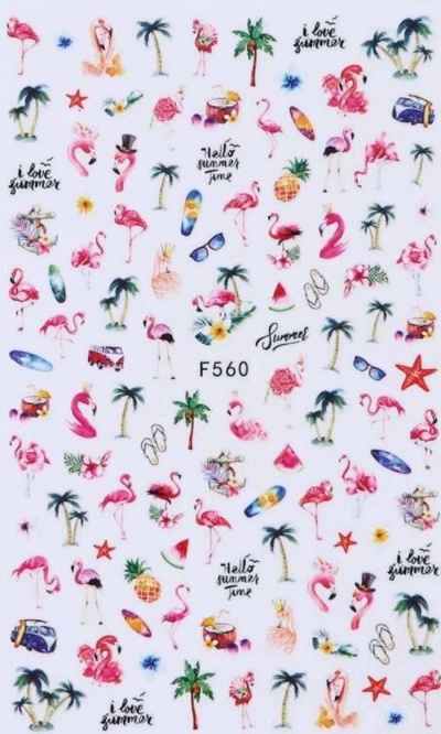 Autocolantes Flamingo F560
