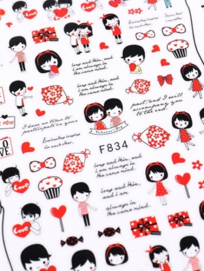 Autocolantes Valentine 4