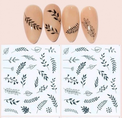 Decalques de água - Black Leafs