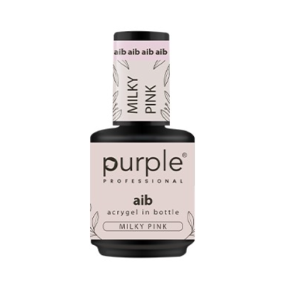 AIB - Acrygel in Bottle PURPLE - Milky Pink