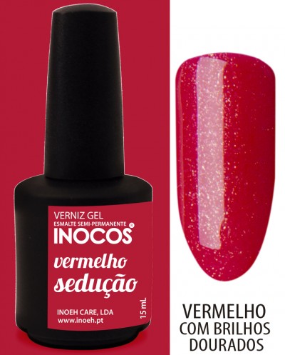 Verniz Gel Inocos - Vermelho Sedução (19)