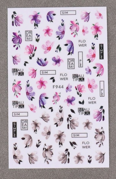 Autocolantes Florais - F944