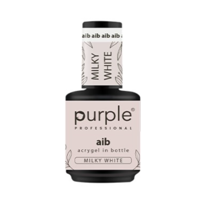 AIB - Acrygel in Bottle PURPLE - Milky White