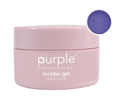 Builder Gel Glass Clear Purple 50gr