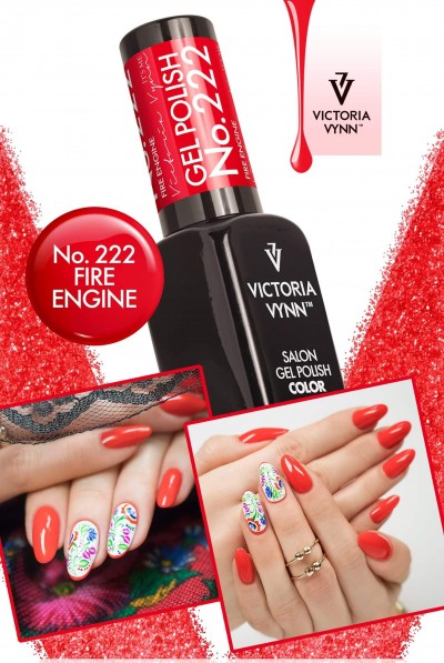 Victoria Vynn Polish Gel 222 - Fire Engine