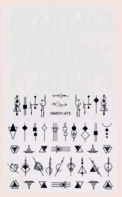 Autocolantes Geometric Black & White