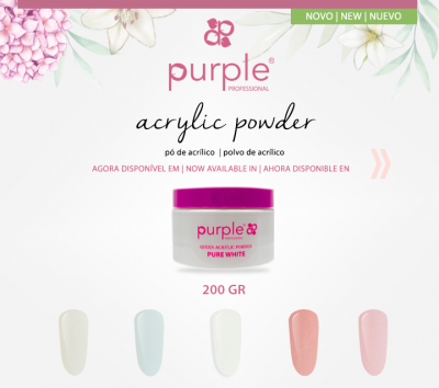 Pó Acrílico Purple Queen 200g