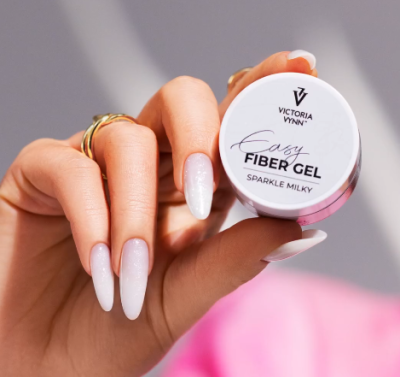 Fiber Gel Easy VICTORIA VYNN - Sparkle Milky