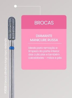Broca de Manicure Russa P3028 PURPLE