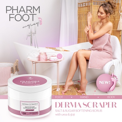 Derma Scraper Pharm Foot - Esfoliante Corpo/Mãos/Pés