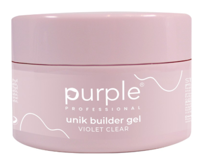 Builder Gel Unik Violet Clear Purple 50gr Builder Gel Unik Violet Clear Purple 50gr