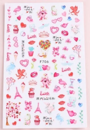 Autocolantes Valentine 1