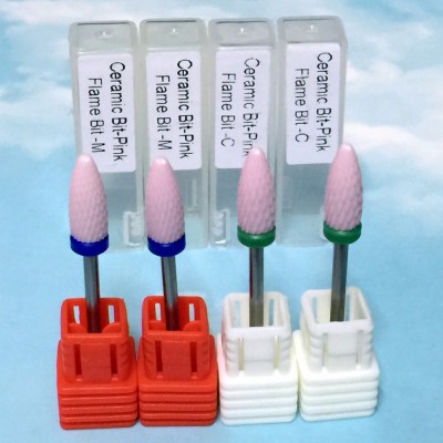 Ponta de Cerâmica Rosa - Cónica