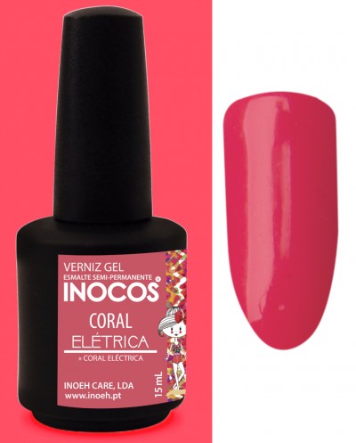 Verniz Gel Inocos - Coral Elétrica (56)