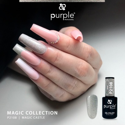 Verniz Gel PURPLE P2108 – Magic Castle