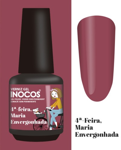Verniz Gel Inocos - 4ª Feira - Maria Envergonhada (163)