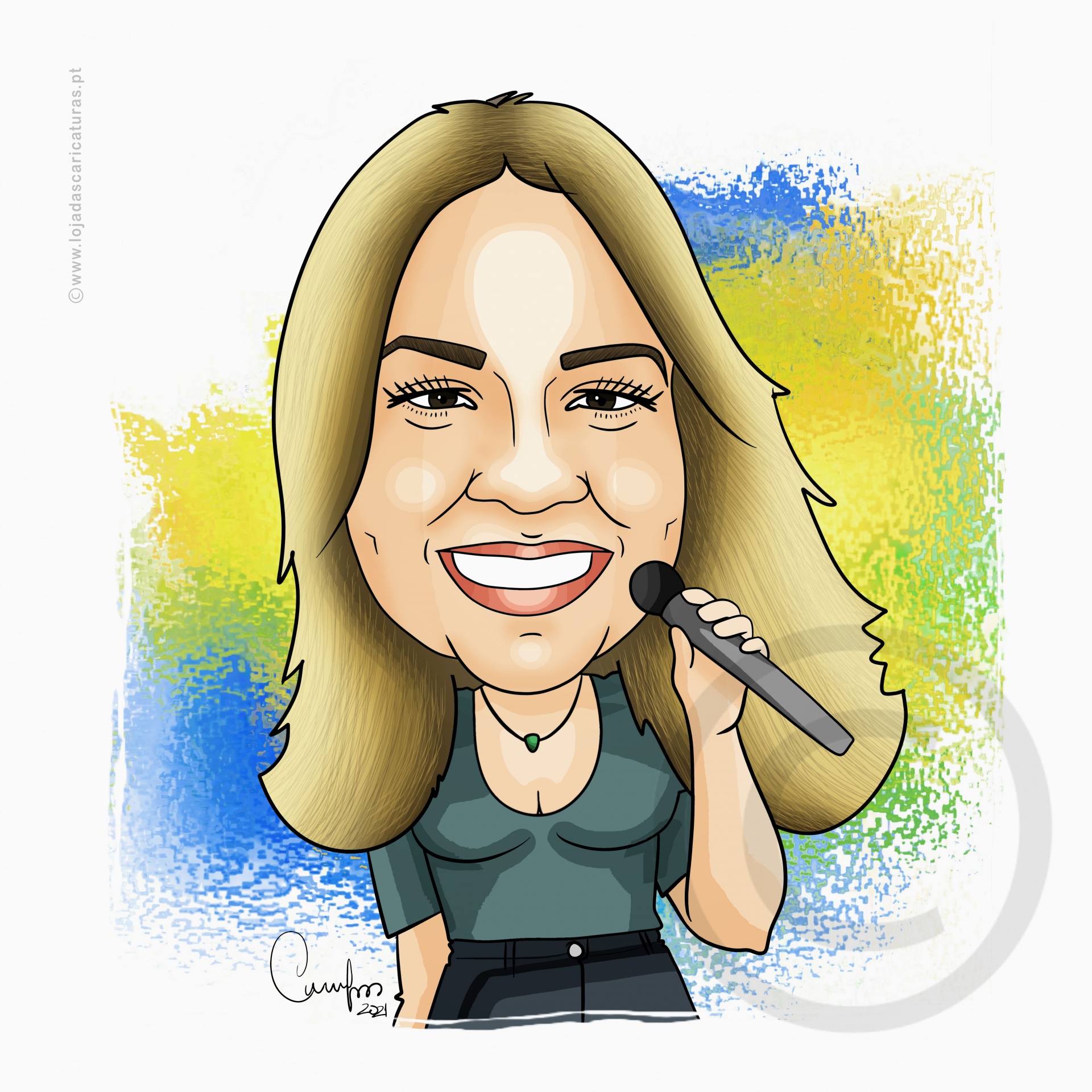 Marília Mendonça | Loja das Caricaturas