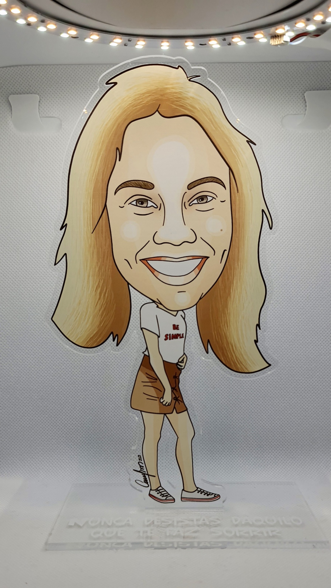 Caricatura em troféu