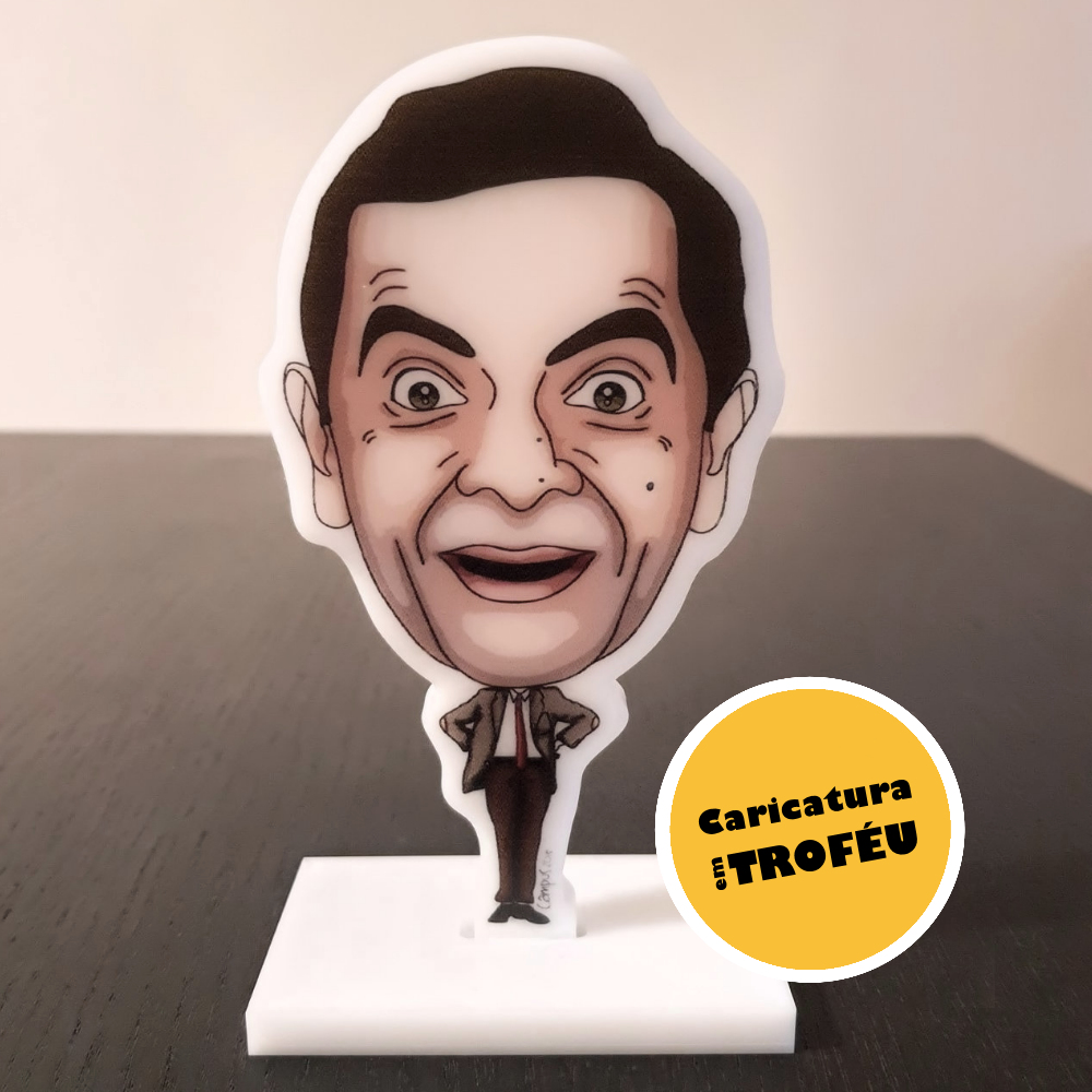 Caricatura em troféu
