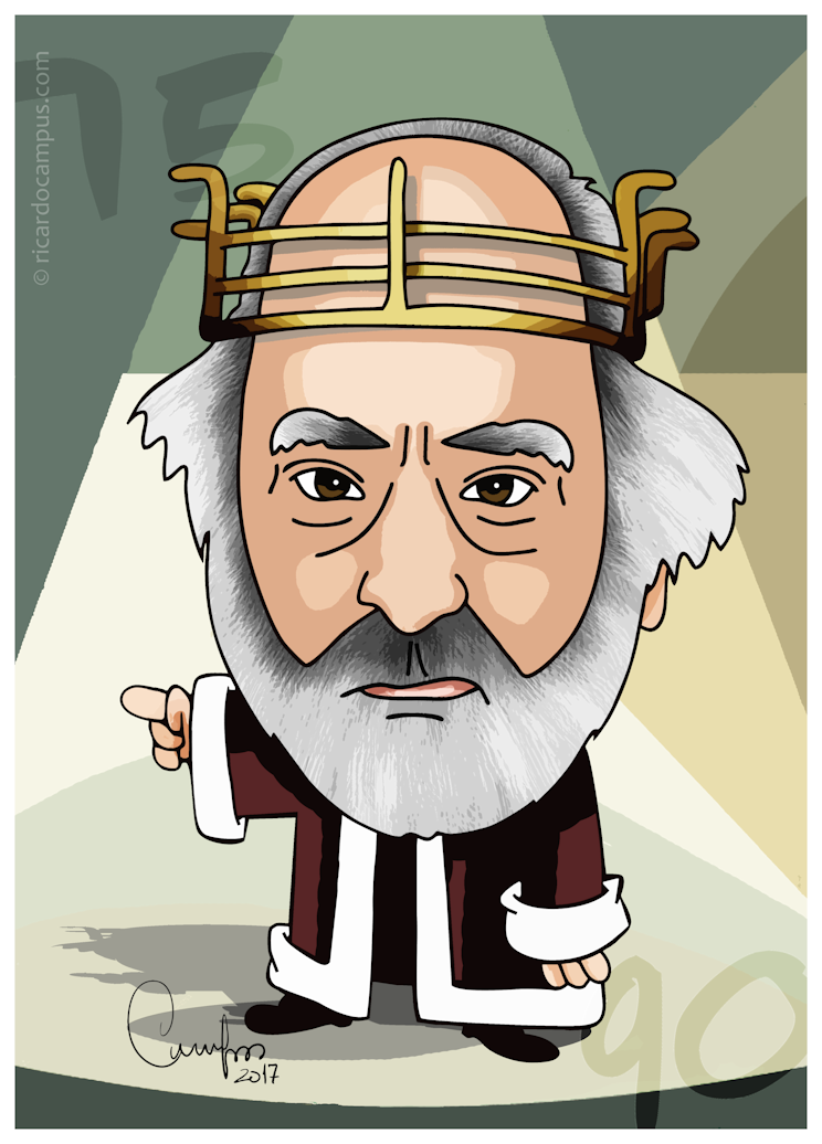 Caricatura de Ruy de Carvalho