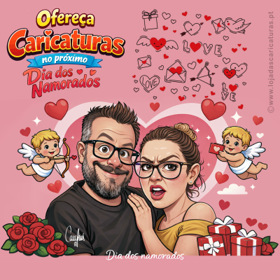 Caricatura&#x20;Dia&#x20;dos&#x20;Namorados