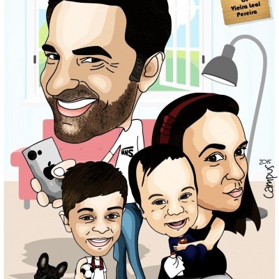 Caricaturas de grupo