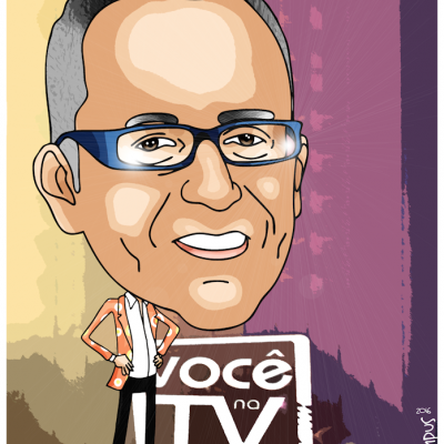 Caricatura de Manuel Luís Goucha