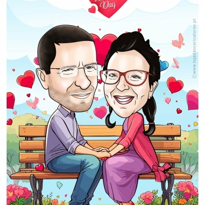 Caricatura&#x20;Dia&#x20;dos&#x20;Namorados