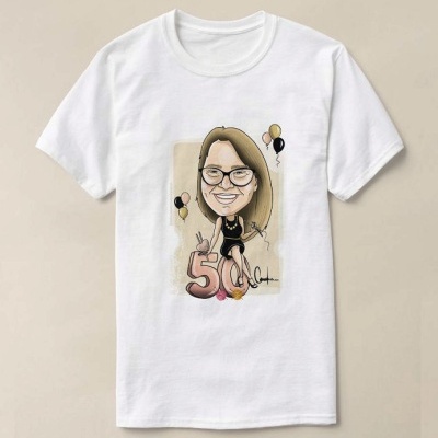 Caricatura&#x20;em&#x20;T-Shirt