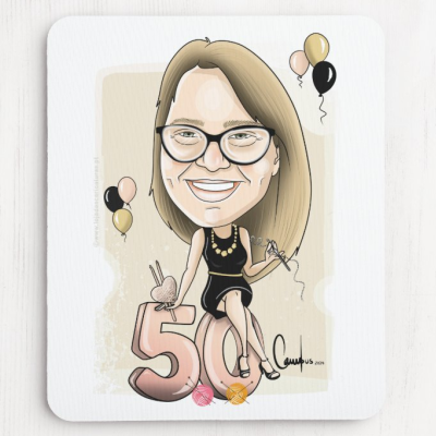 Caricatura&#x20;em&#x20;tapete&#x20;de&#x20;rato