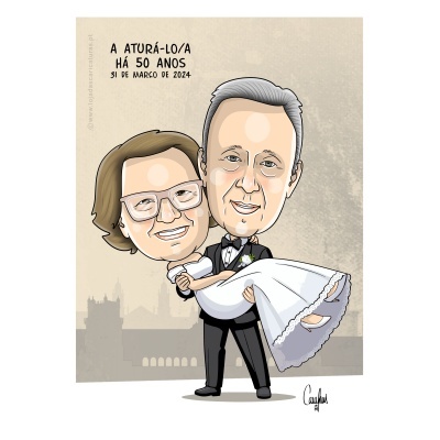 Caricaturas de Noivos