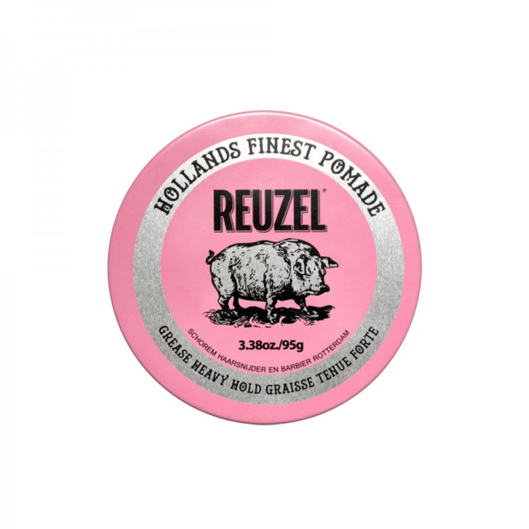 Reuzel Pink Pomade - Heavy Hold Grease 95GR