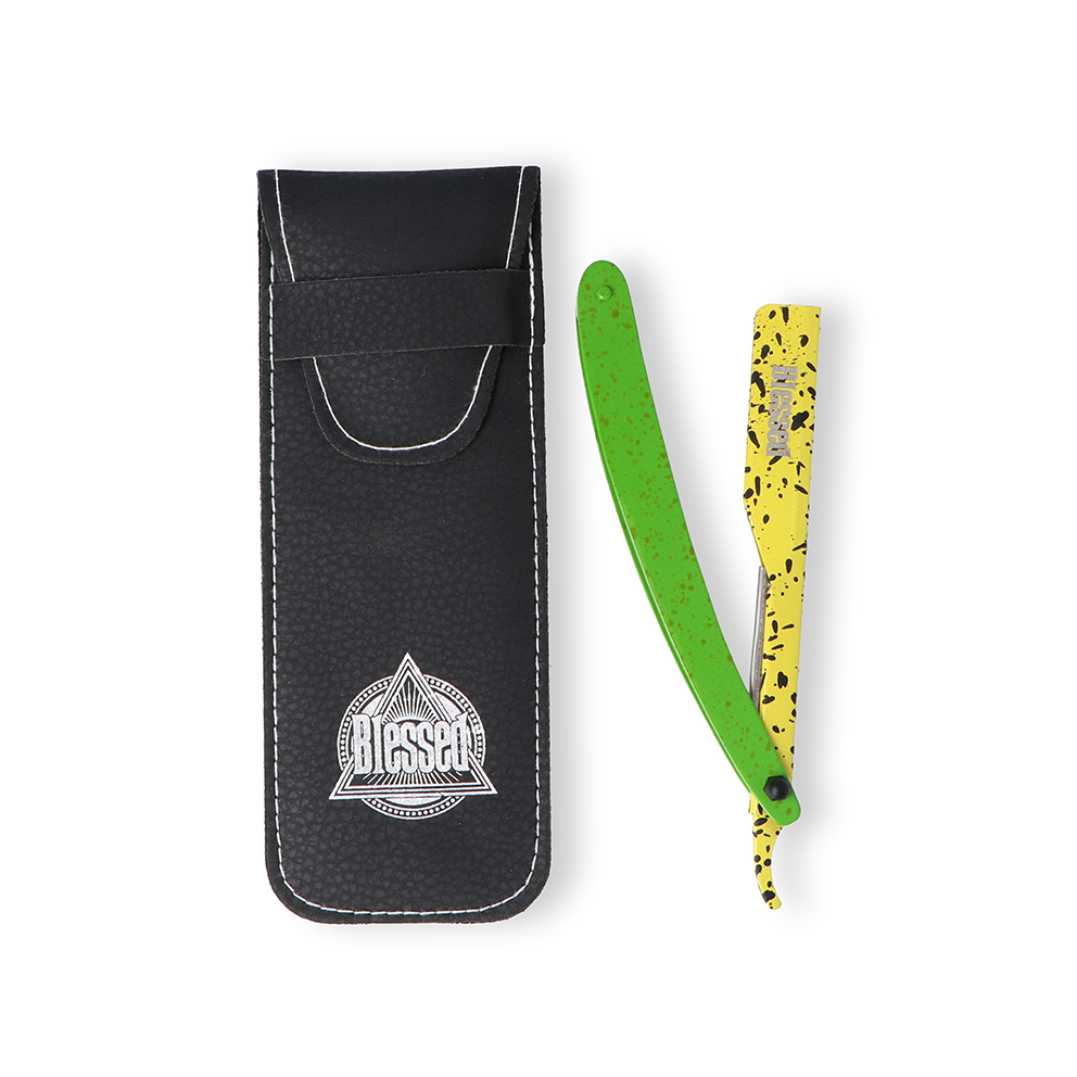 Navalha Blessed Verde/Amarelo
