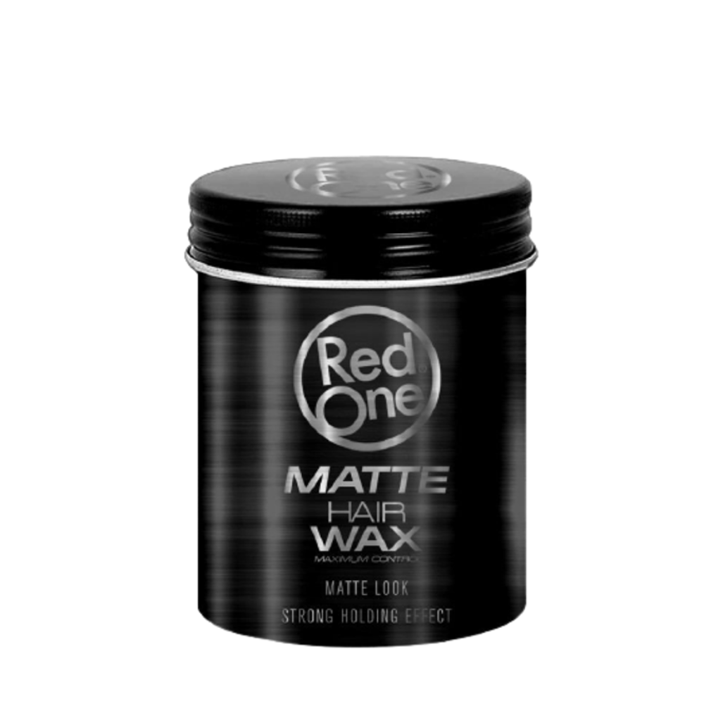 Red One Matte Hair Wax Black 100ml