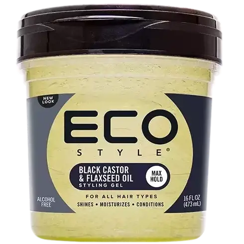 Eco Style Gel Black Castor & Flaxseed Oil