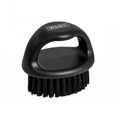 Escova de limpeza preta com cerdas e cabo ergonómico