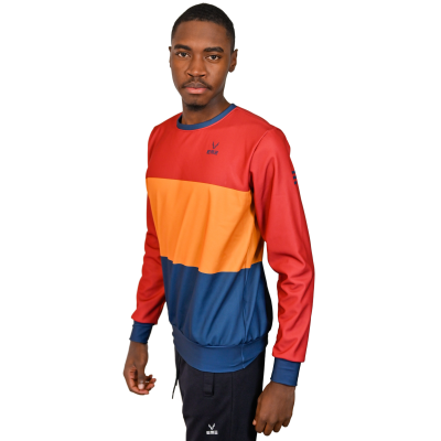Sweatshirt Vermelho Azul Amarelo