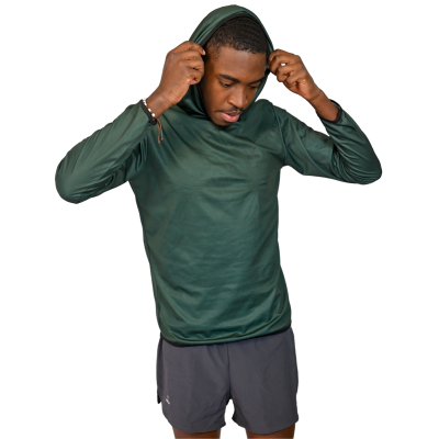 Hoodie Corrida Verde