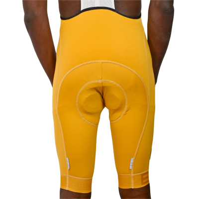 Calções ciclismo Pro Amarelo