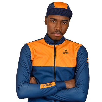 Boné Corrida Azul Laranja