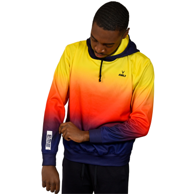 Hoodie Azul-Vermelho-Amarelo