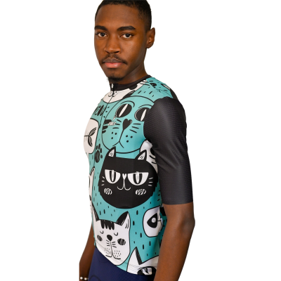 Jersey Ciclismo Katt Azul