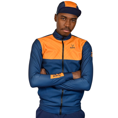 Boné Corrida Azul Laranja