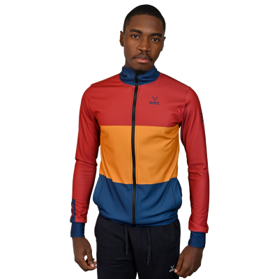 Casaco Fato Treino Azul-Amarelo-Vermelho