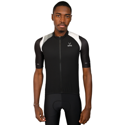 Colete Ciclismo Corta-Vento Preto Branco