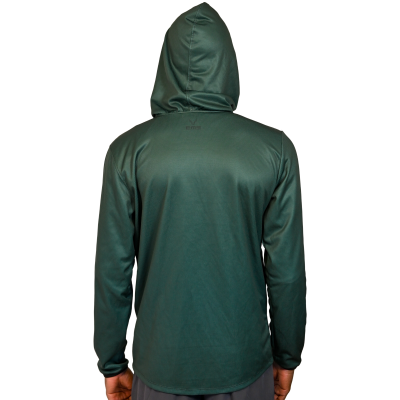 Hoodie Corrida com Fecho Verde